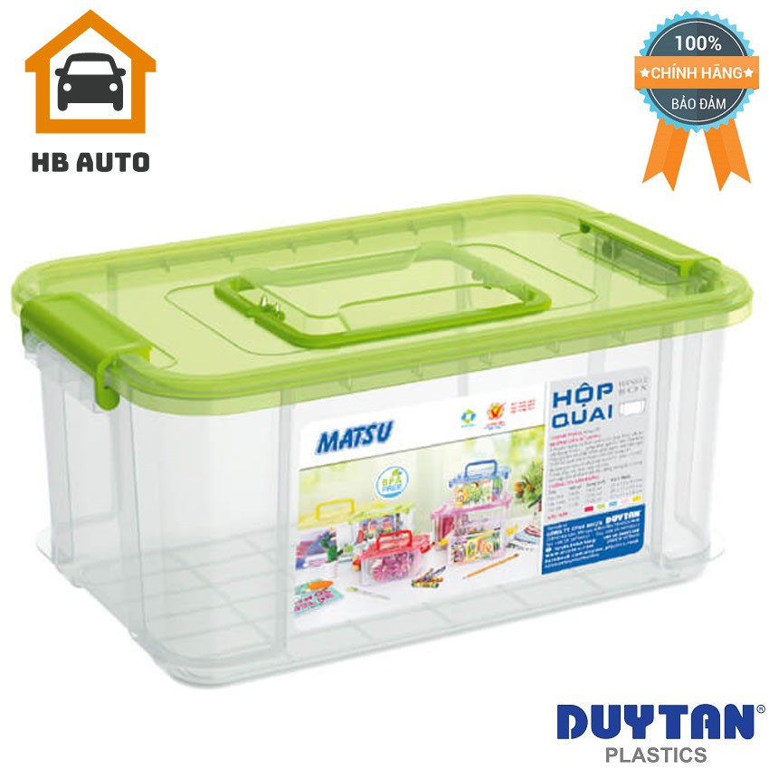 Combo 2 Hộp Quai Matsu Nhỏ Duy Tân 1500 ml (21 x 13 x 10 cm) No.1124