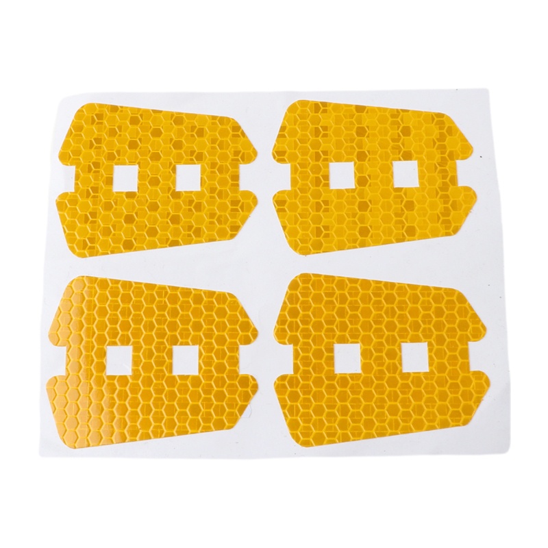 Set 4 Miếng Dán Phản Quang Cảnh Báo Cho Căm Xe Đạp