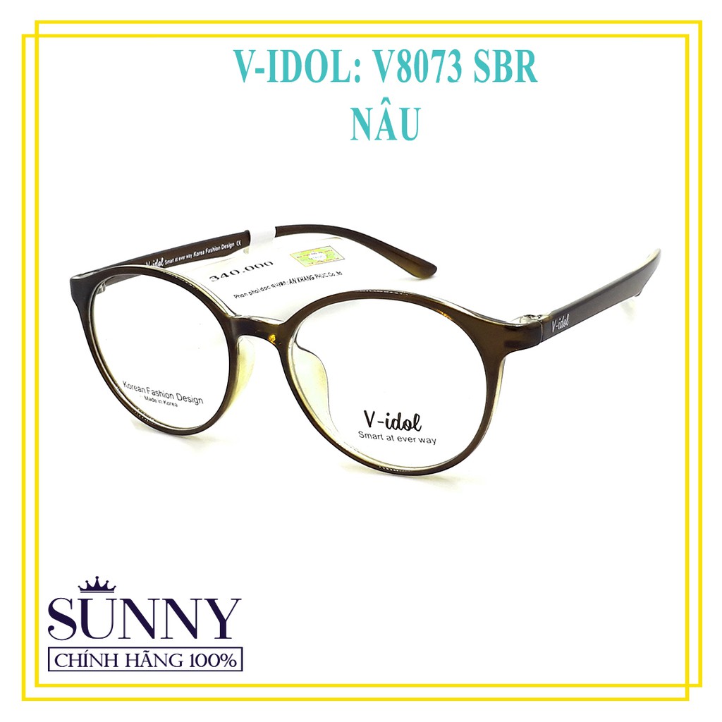 Gọng kính nam nữ thời trang Vidol V8073 chính hãng