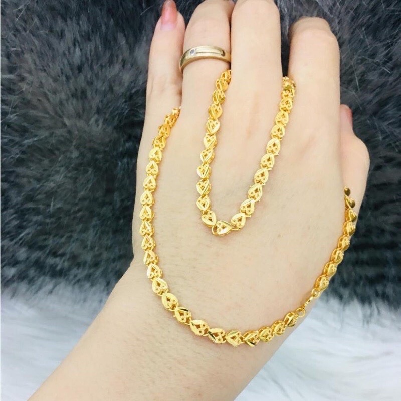 Dây Chuyền trái tim Mạ Vàng ⚡️ CAO CẤP ⚡️-Minhanhshop
