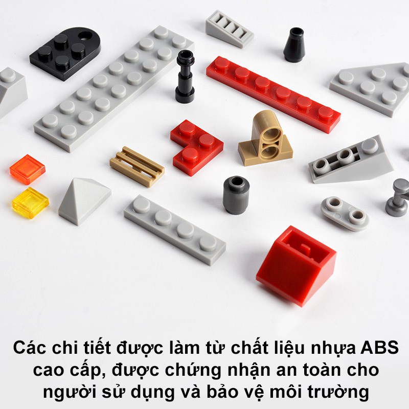 [Hàng Chính Hãng] Bộ Đồ Chơi Xếp Hình BATTLESHIP Lắp Ráp Kiểu LEGO Mô Hình Chiến Hạm, Tuần Dương Hạm Với 1000+ Mảnh Ghép