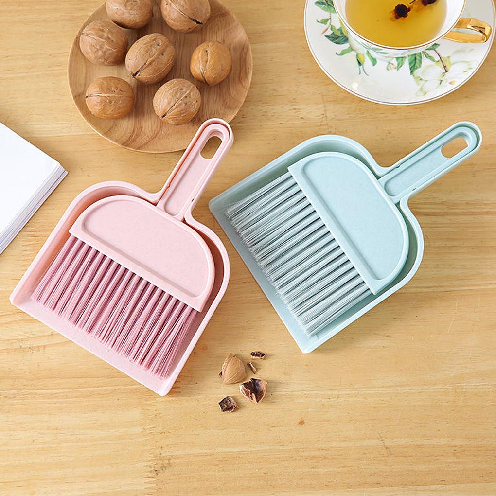 Bộ Chổi Và Ky Hốt Rác Mini Có Thể Tái Sử Dụng Tiện Lợi