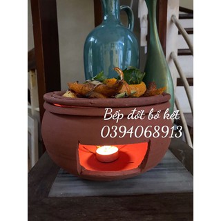 Bếp đốt bồ kết, thảo mộc Bát Tràng đủ size siêu bền - BT043