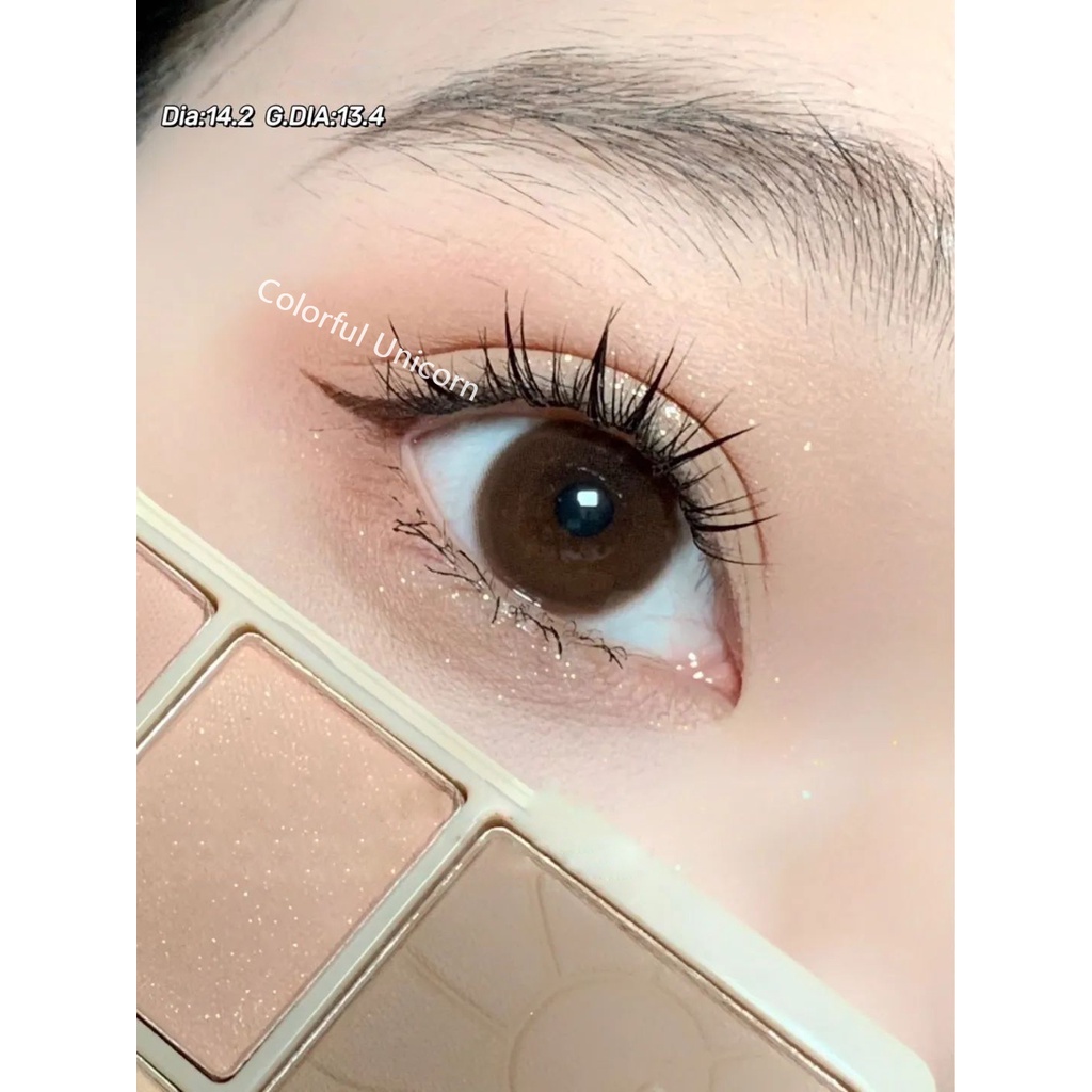 Cặp kính áp tròng COLORHUNTER XXF dùng 1 năm 14.2mm - 0 - 8 độ