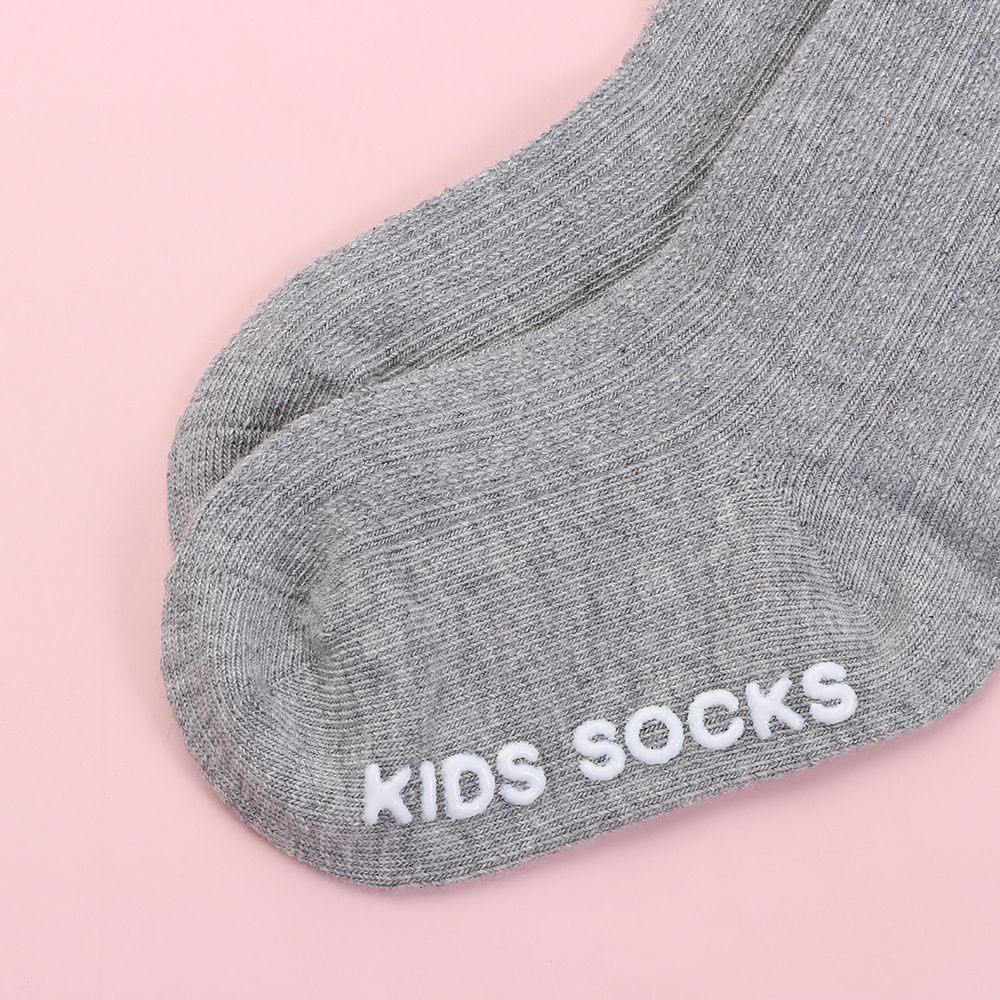 1 đôi vớ cotton dài mềm mại chống trượt phối ren thắt nơ công chúa cho bé gái sơ sinh