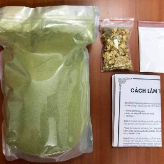 1kg bột thạch găng xanh mướt + 1 túi lọc vải