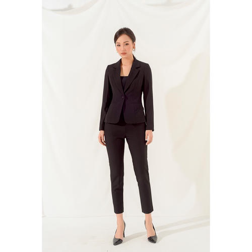 Áo vest cơ bản đính cúc bọc MMOutfit V0820159
