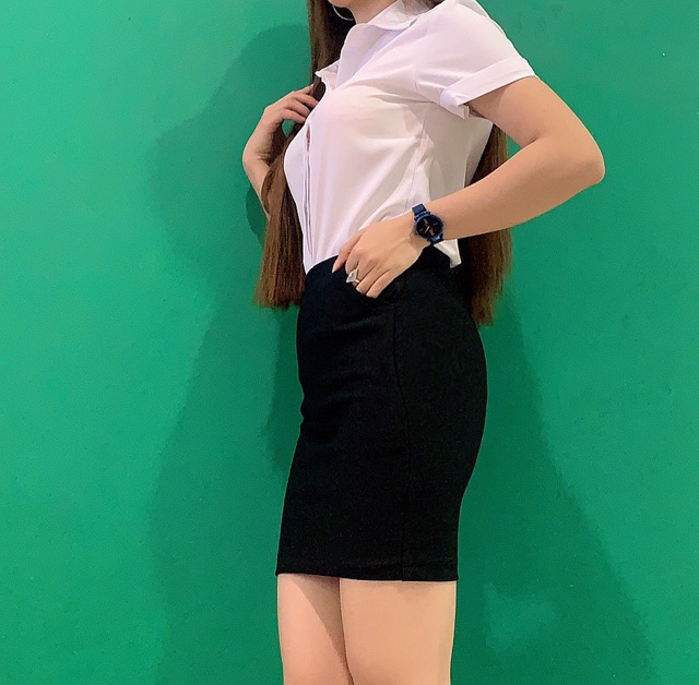 Chân Váy Bút Chì Công Sở Túi Chéo MCV165 | BigBuy360 - bigbuy360.vn