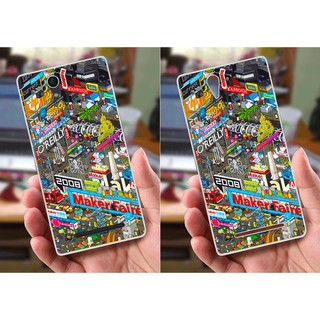 Ốp lưng Sony Xperia C3 (dẻo viền trắng trong) - Brands