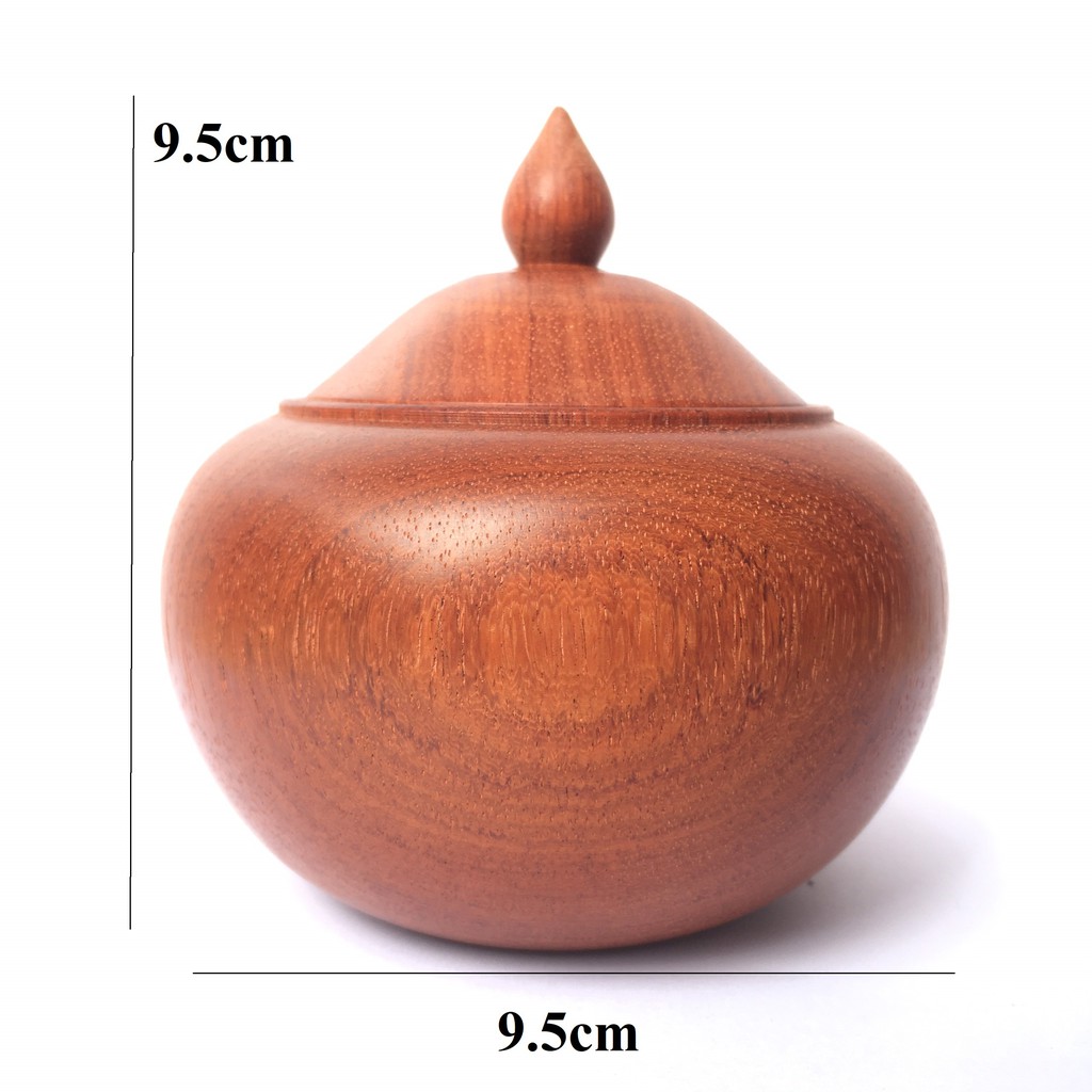 Hũ đựng chè đa năng - Đựng hạt dưa bằng gỗ Hương thơm ngát