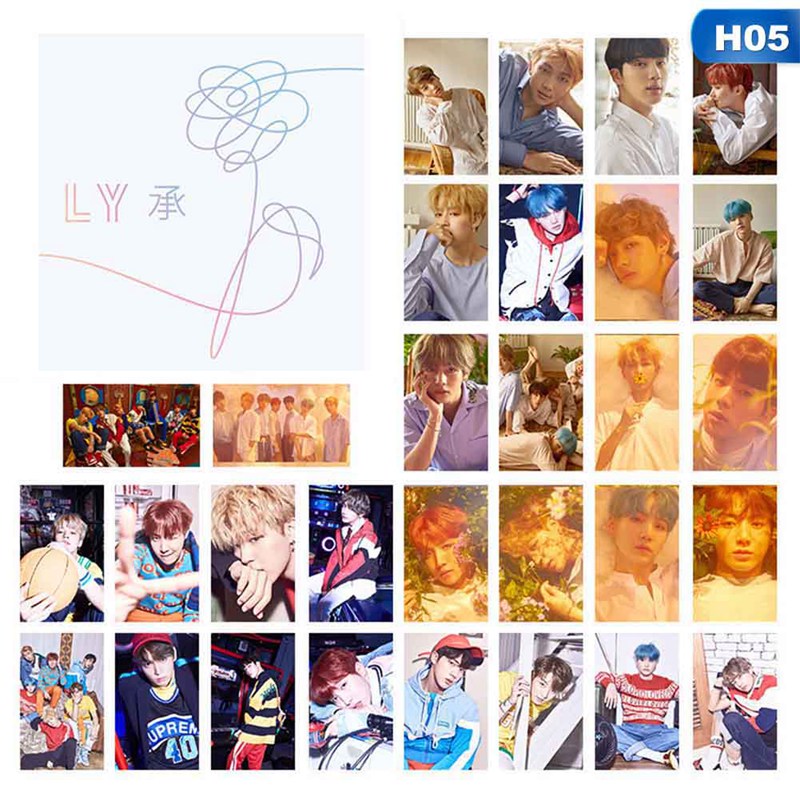 Hộp 30 Ảnh Lomo Card Nhóm Nhạc Kpop Bts