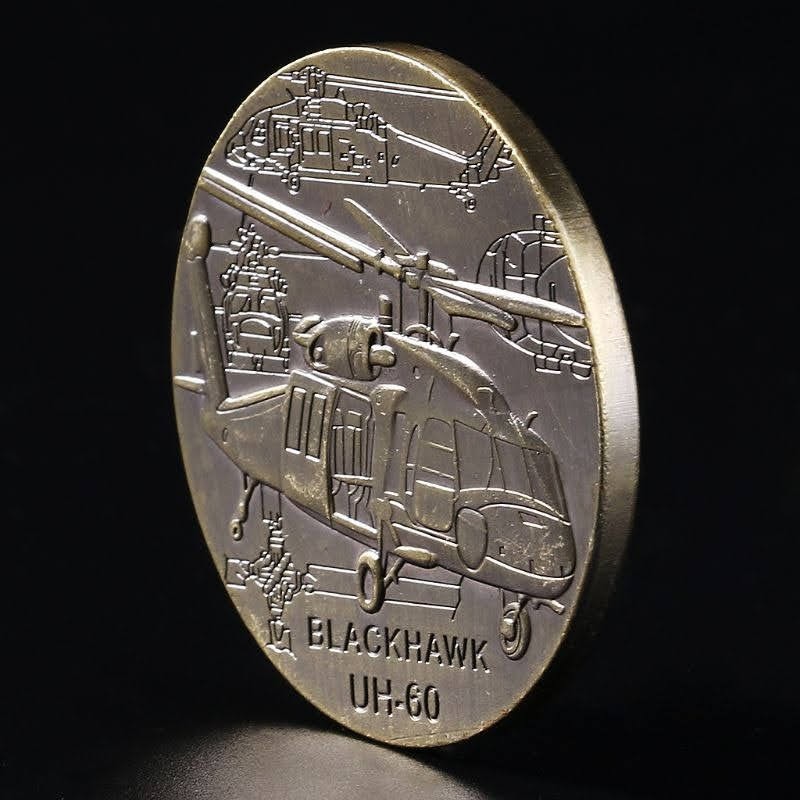 Xu Lưu Niệm Trực Thăng Black Hawk UH60 Mỹ; để sưu tầm, trang trí bàn sách-TMT Collection-SP002418