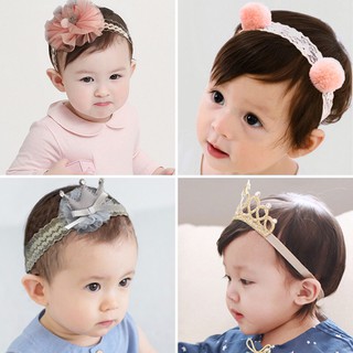 Băng Đô 3 Chi Tiết, Set Nơ Kẹp Tóc Hàn Quốc