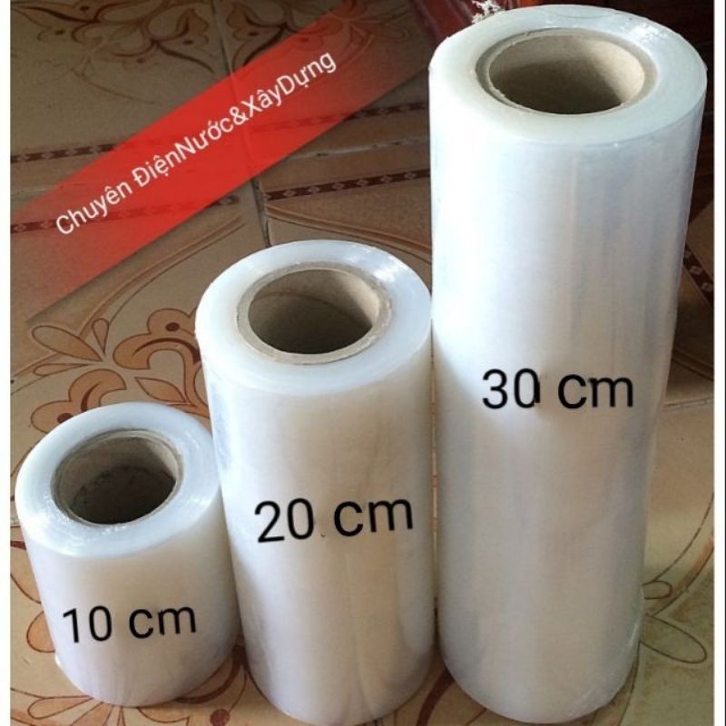 COMBO 10 CUỘN MÀNG PE 10CM - 1 TẤC QUẤN HÀNG HÓA