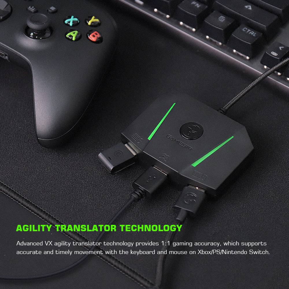 Gamesir vx aimbox keyboard mouse controller adapter converter cho xbox series x / s, xbox one, playstation 4, ps4, nintendo switch