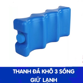Đá khô thanh 3 sóng giữ lạnh được 8-10 tiếng, dùng được cho điều hoà