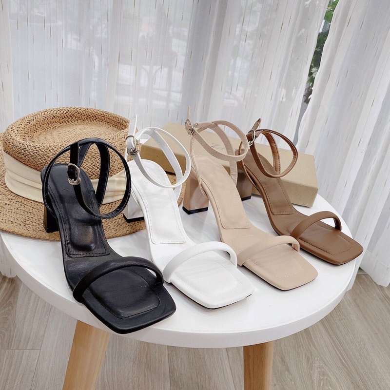 Sandal quai phồng 6cm