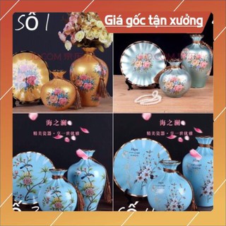 Bộ bình gốm cao cấp phong cách châu Âu