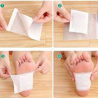 Miếng dán chân thải độc Kinoki hàng Nhật Bản ( 10 miếng / 1 hộp )