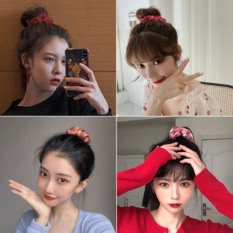 Dây buộc tóc thời trang retro Hàn Quốc cho nữ