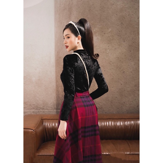 Áo nhung nhám cổ 3p