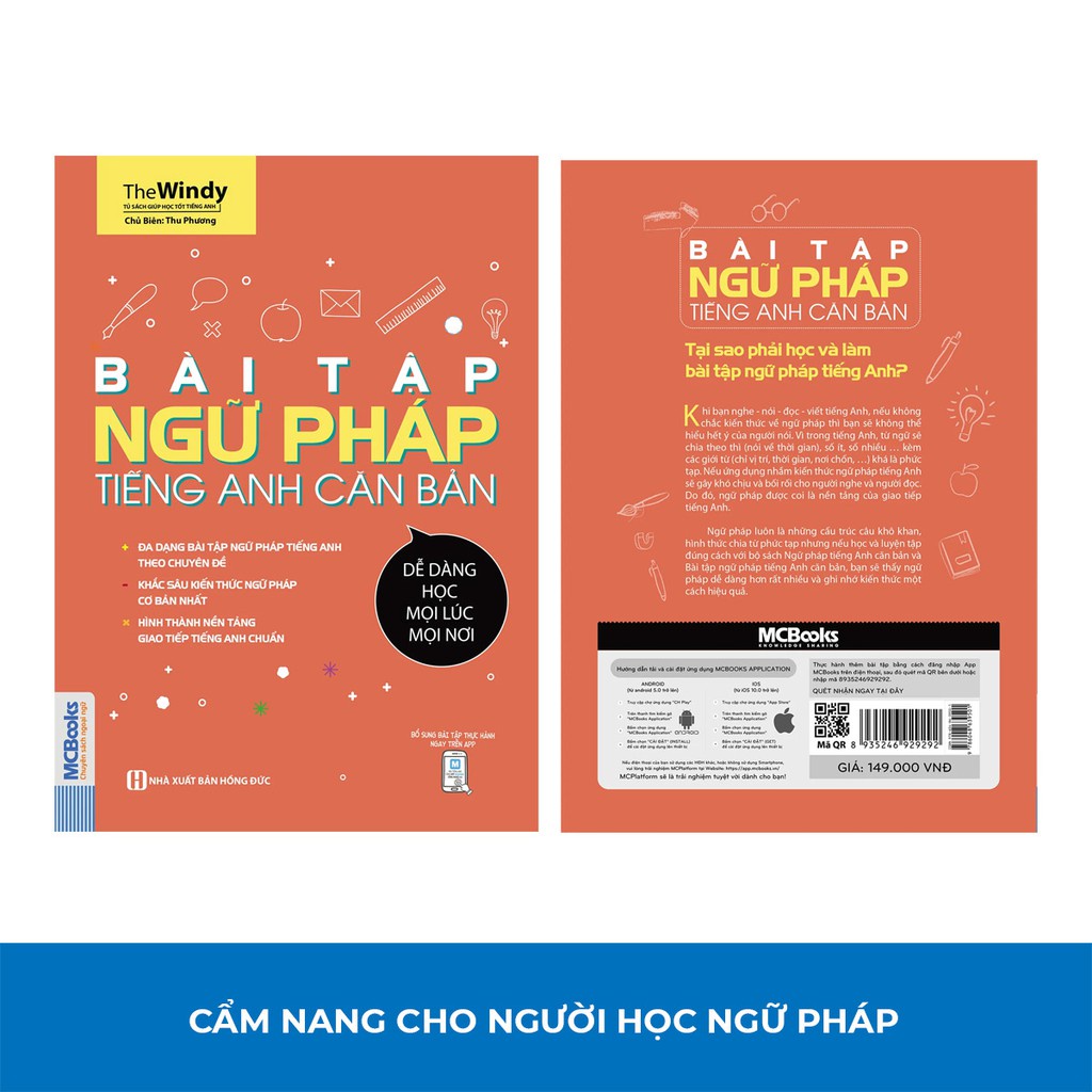 Sách Bài Tập Ngữ Pháp Tiếng Anh Căn Bản Tái bản MCFO8709
