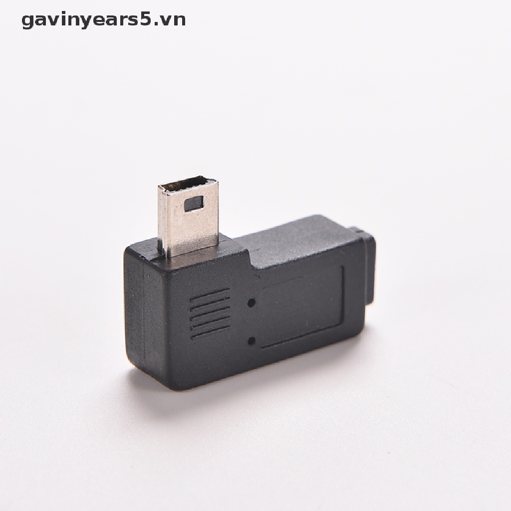 Đầu Chuyển Đổi Micro USB 5Pin Sang Mini 5Pin Góc 90 Độ Chuyên Dụng Chất Lượng Cao