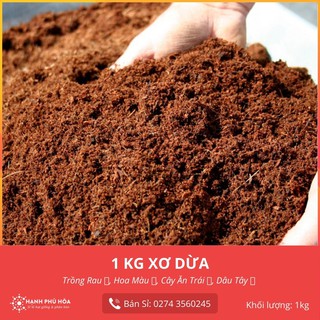 Mụn Xơ Dừa 1kg- Xơ Dừa Giá Thể Chuyên Trồng Rau, Hoa Màu, Dâu Tây, Cây Ăn Trái, Thủy Canh Hoa Lan, Hoa Hồng, Cây Kiểng