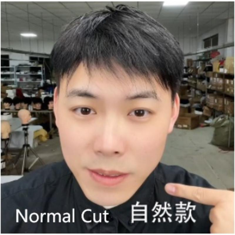 Tóc Giả 100% Tự Nhiên Có Kẹp Dành Cho Nam Giới