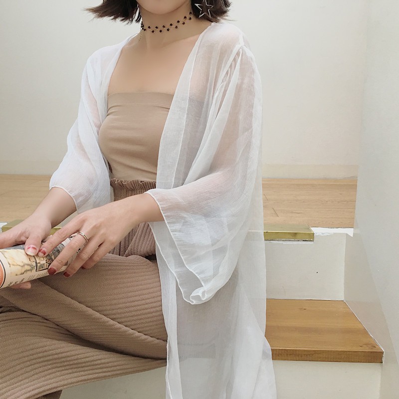 Áo khoác voan mỏng dài tay CDG2 | BigBuy360 - bigbuy360.vn