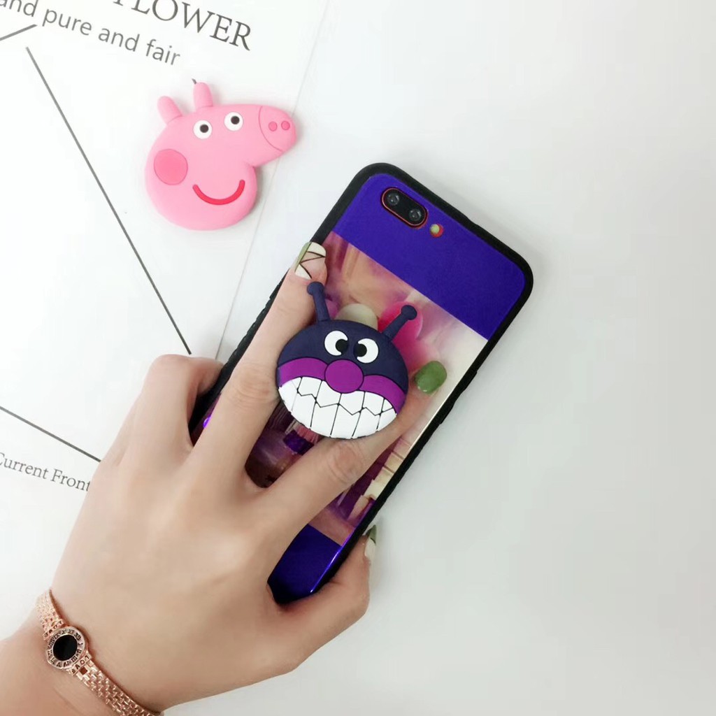 Đế điện thoại di động popsocket hoạt hình 3d