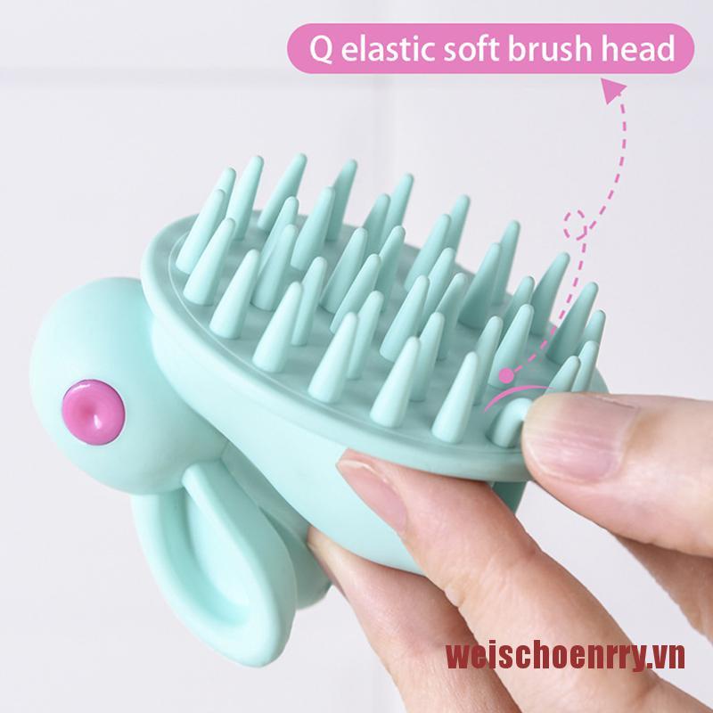 Lược Silicone Massage Da Đầu Và Toàn Thân