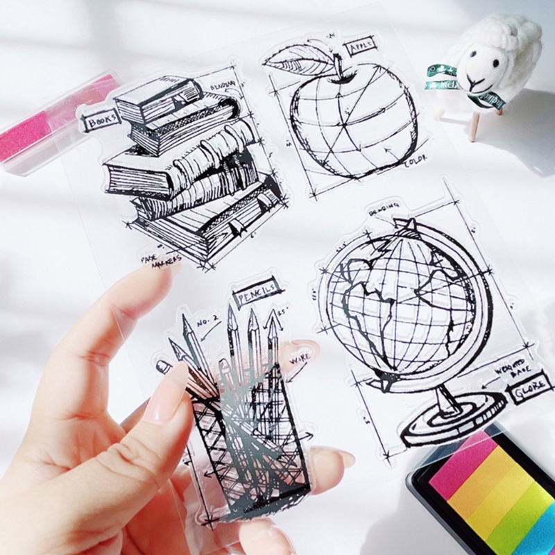 Aoto Tem Đóng Album Thủ Công Bằng Silicon Trong Suốt DIY Dành Cho Trẻ Em Và Người Lớn