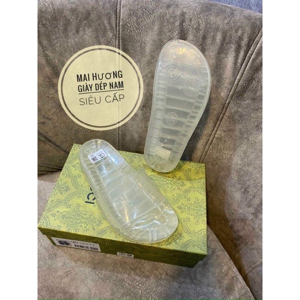 Dép quai ngang gucci trong suất , dép Lê quai ngang gucci kèm hộp