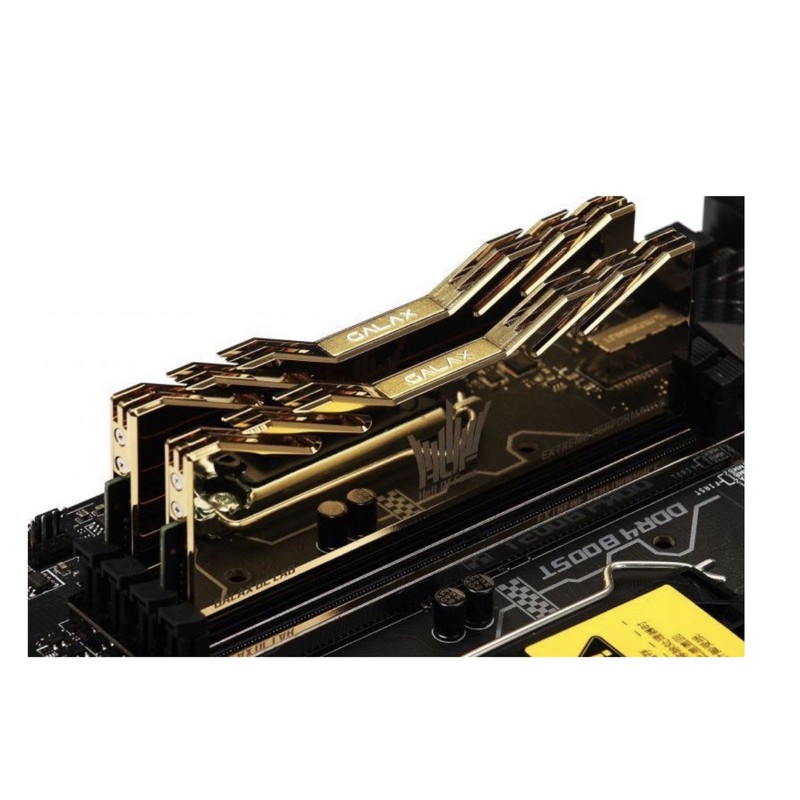 Ram GALAX HALL OF LAB XTREME GOLD EDITION DDR4 4400Mhz C18 16GB (8x2) B-DIE LIMITED EDITION (Bảo Hành 36 Tháng)