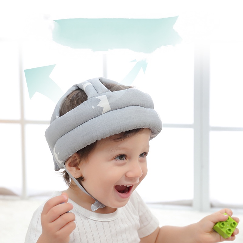 [HCM] Mũ bảo hiểm bảo vệ đầu an toàn cho bé tập đi,3 tùy chọn màu sắc-MY-FHM