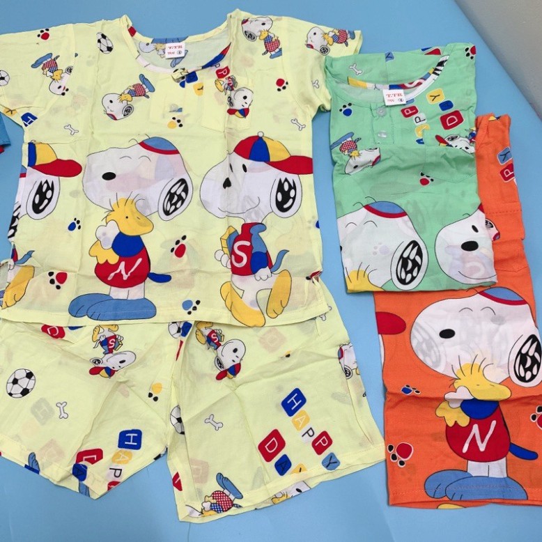 Bộ tole Thái quần đùi áo ngắn tay họa tiết hoạt hình biển xe hơi cho bé trai từ 12-55kg Luôn luôn rẻ.