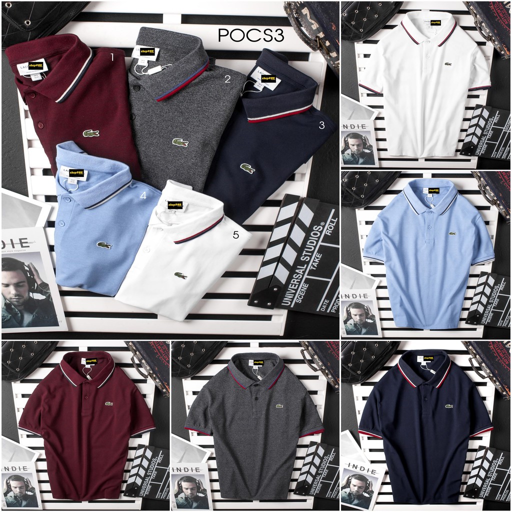 POCS3Áo thun có cổ dòng Pique viền cổ + tay , chiếc polo VNXK SlimFit đẹpcháyhàng vài mã rồi anh em ơi
