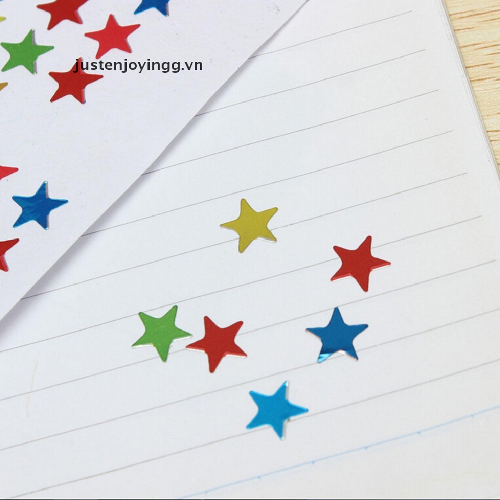 Set 880 Miếng Dán Hình Ngôi Sao Dùng Làm Đồ Thủ Công Đa Dụng