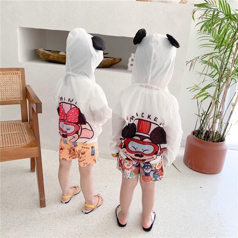 Áo khoác dù mỏng xinh xắn cho bé