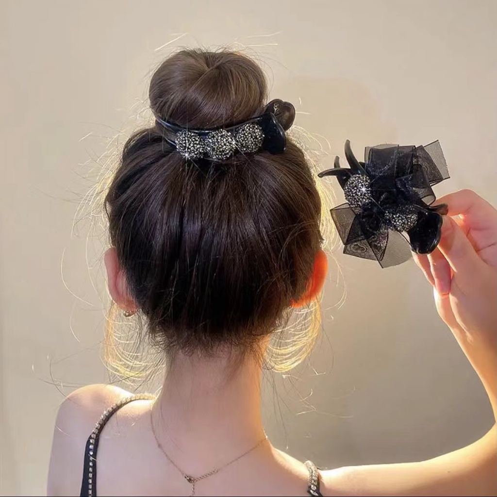 Toàn Bộ Kẹp Tóc Đính Đá Kiểu Lưới Thời Trang Cho Nữ