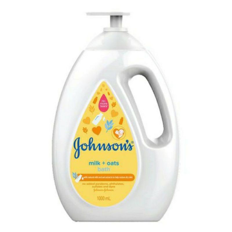 Sữa tắm Johnson's baby chứa sữa và gạo, sữa và yến mạch, thơm mát năng động 1000ml