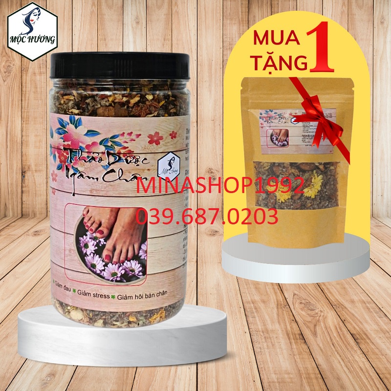 Muối ngâm chân thảo dược Mộc Hương , giúp ngủ ngon, giảm đau nhức xương khớp, giảm hôi chân