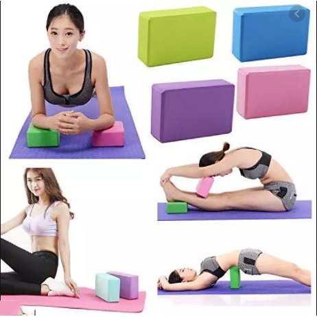 Gối Tập Yoga,Gạch Tập Yoga Chống Trơn Trượt PVC