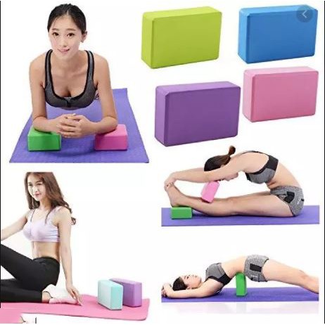 Gối Tập Yoga,Gạch Tập Yoga Chống Trơn Trượt PVC (Hàng Loại I)