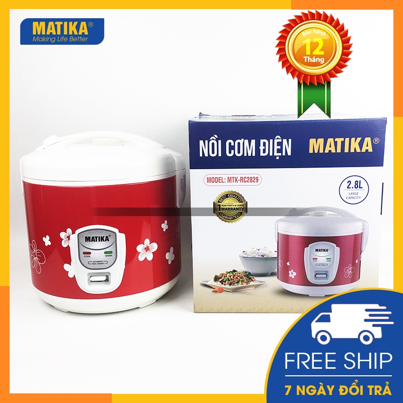 Nồi Cơm Điện MATIKA 2.8L MTK-RC2829