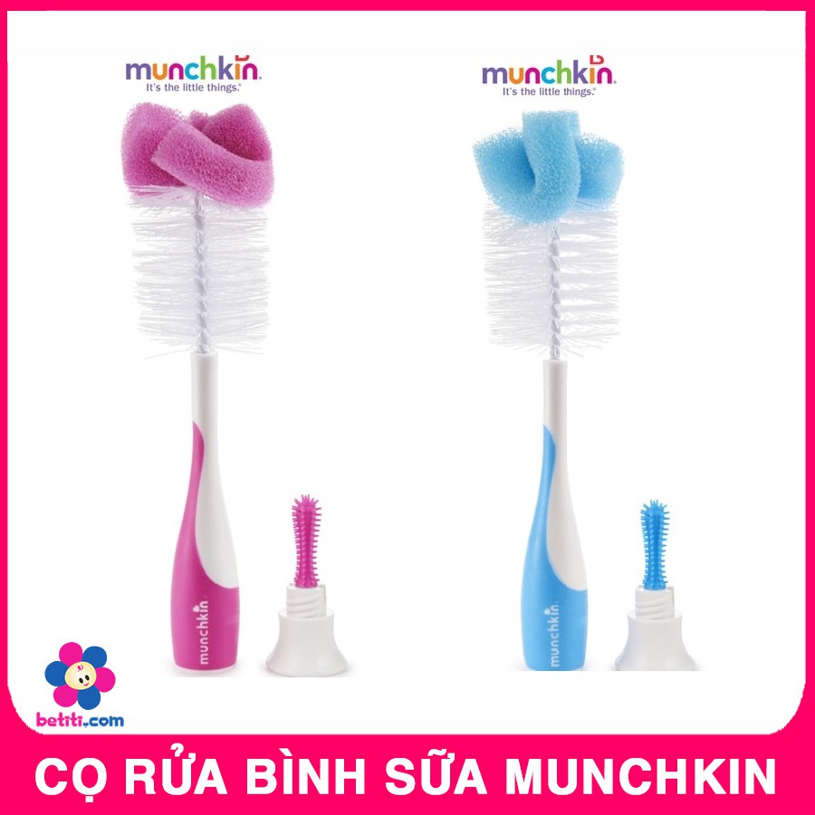 Bộ Cọ Rửa Bình Sữa Và Núm Ti Munchkin - 735282160202