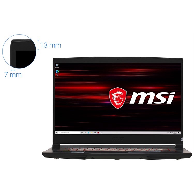 Laptop MSI GF65 Thin 10UE i5 10500H/16GB/512GB/6GB RTX3060 Max-Q/15.6&quot;F/144Hz/Balo/Win10/(286VN)/Đen