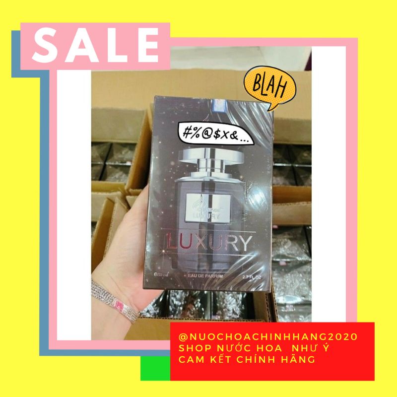 NƯỚC HOA LUXURY 80ML DÀNH CHO NAM- NAM TÍNH MẠNH MẼ