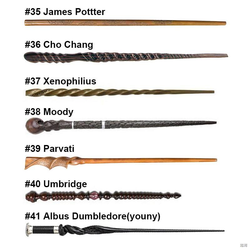 ○◎Đồ chơi đũa phép thuật trong phim Harry Potter lõi bằng kim loại chất lượng cao 54 kiểu tùy chọn dùng hóa trang